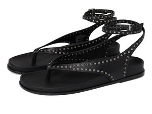 Сандалии Madewell Millie Thong Lace Up Sandals - Grommet, True Black