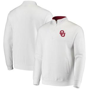 Мужская белая куртка quarter-zip с логотипом Oklahoma Sooners Tortugas Colosseum