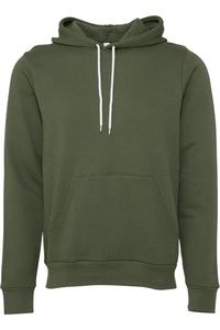 Толстовка с капюшоном из губчатого флиса BELLA + CANVAS, хаки