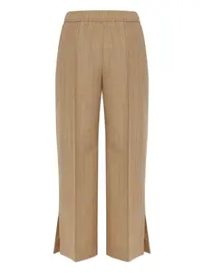 Брюки в полоску с эластичным поясом JIL SANDER, нейтральный