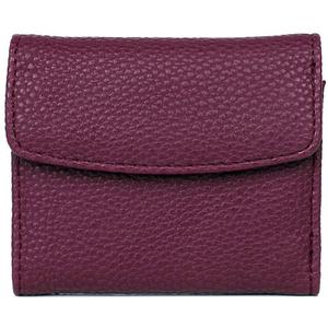 Женский мини-кошелек тройного сложения Dopp Pebble Pik-Me-Up с блокировкой RFID, цвет Merlot