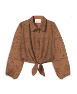 Рубашка Mc2 Saint Barth, коричневый