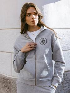 Толстовка Heritage Logo из чистого органического хлопка Chelsea Peers, Grey