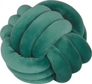 Декоративная подушка BELIANI из зеленого бархата, 30 x 30 см, с узором шар, подушка для дивана, с узором узел, аксессуары для дома, гостиная, спальня, детская комната, современный стиль