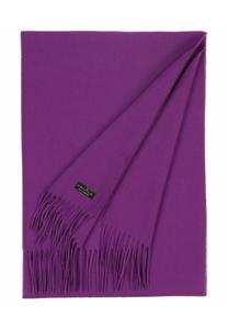 СДЕЛАНО В ГЕРМАНИИ Cashmink FRAAS, Шарф темно фиолетовый