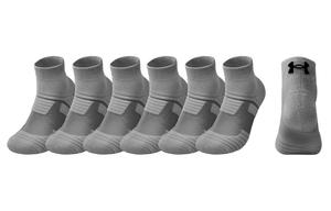 Средние хлопковые носки Unisex, набор из 3 пар Under Armour, серый