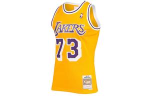 Майка Mitchell & Ness Деннис Родман Лос-Анджелес Лейкерс 1998-99 Hardwood Classics Swingman Желтый