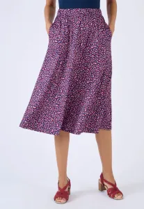 Юбка а-силуэта Damart, Marine Feuillage