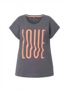 Футболка Ulla Popken, цвет graphitgrau