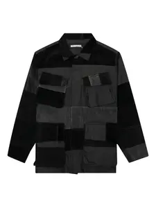 Вельветовая куртка в стиле пэчворк Neighborhood, черный