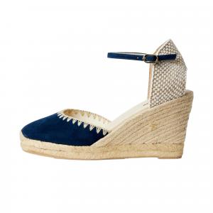 Эспадрильи Soludos Marseille Wedge Espadrille Armada Blue  W01MW046NA Women's Soludos, бежевый