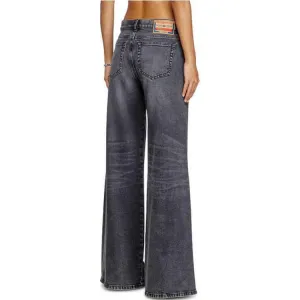 1978 D Akemi Wide Leg Jeans DIESEL, черный серый