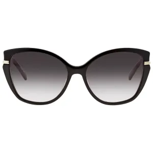 Женские солнцезащитные очки серого градиента "кошачий глаз" LO627S 001 57 Longchamp