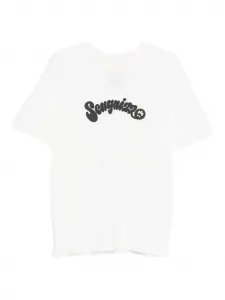 Футболка с графичным принтом BARROW, белый