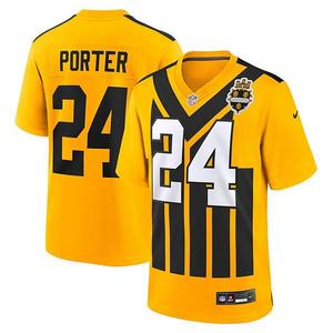 Джерси Pittsburgh Steelers Youth Joey Porter Jr Alternate 1933 Throwback Game Gold Nike