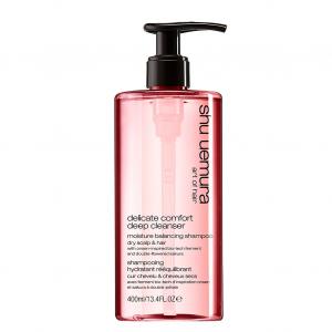 Шампунь cleansing oils delicate comfort deep cleanser moisture balancing Shu Uemura, объем 400 мл
