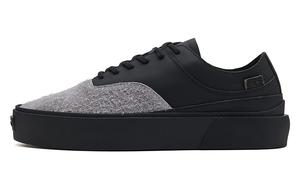 Футболка устойчивая к износу и легкая низкая обувь для скейтборда унисекс черный серый EQLZ EQUALIZER, фантомный серый