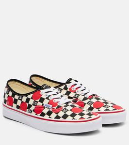 Vans VLogo кеды из канваса Valentino Garavani, White Red Black
