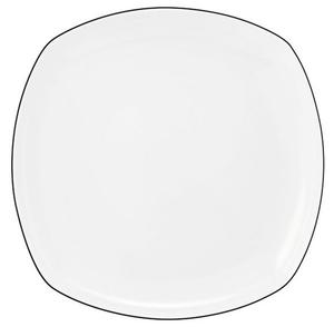 Тарелка Seltmann Weiden черный, белый диаметр: 26 см