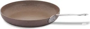 Сковорода Browni с ручкой - 26 x 4,5 см - с антипригарным покрытием, устойчивая к царапинам Korkmaz