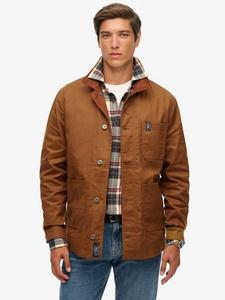 Пропитанная воском рабочая куртка Merchant Store Superdry, Denim Tobacco Brown