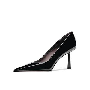 Женские туфли на тонком каблуке и высоком каблуке Shesrim, Black