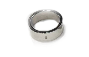 Mm6 Maison Margiela Латунное кольцо унисекс, серебряный