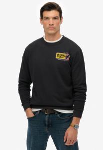 Толстовка Superdry & Co Sweatshirt, Washed Black/Dark Grey