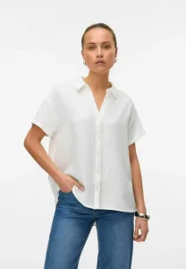 Блузка мелани на пуговицах Vero Moda, Snow White