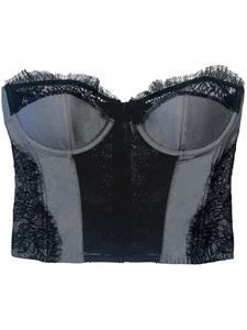 Топ-бюстье с глубоким вырезом Fleur Du Mal, синий