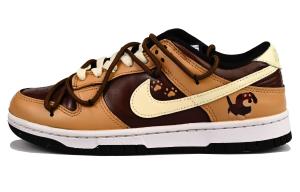 Dunk Dachshund Puppy Vlad, зимний, Maillard Style Leather, легкая амортизация, противоскользящая подошва, низкий верх Nike, amber