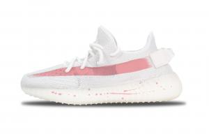 Adidas Originals Кроссовки Yeezy Boost 350 V2, износостойкие, повседневные, унисекс, белые, красные