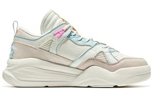 Кроссовки для скейтборда женские низкие микрокристаллические белый/штукатурка пепельные Erke