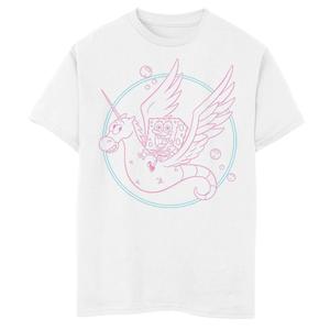 Толстовка с рисунком «Губка Боб Квадратные Штаны» Никелодеон для мальчиков 8–20 лет, футболка с рисунком «Морской конек Единорога Радость» Licensed Character