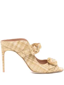 Босоножки с пряжками Malone Souliers, нейтральный