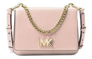 MICHAEL KORS Сумка через плечо из кожи Mott Cow розовая женская