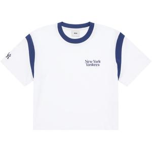 MLB Футболка с рукавом дроп-шoulder женская white