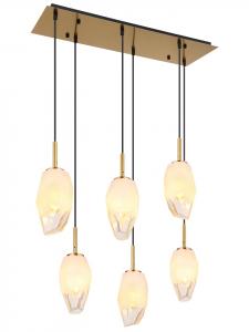 Подвесной светильник «BARCLEY» золотого цвета