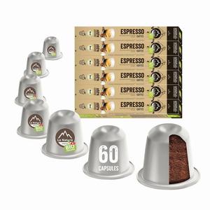 Кофе Эспрессо - 60 кофейных капсул | La Natura Lifestyle Органический 306г | биологический | Совместимость с Nespresso*³ Functional Food