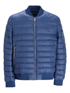 Стеганый бомбер KARL LAGERFELD, синий