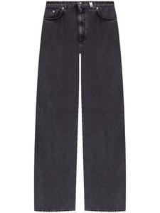 Alexander McQueen джинсы с широкими штанинами, серый
