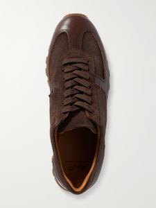 Кроссовки Carlos из замши и кожи MR P., коричневый