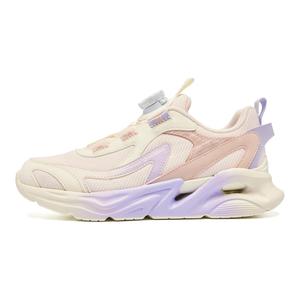 QIAODAN Нескользящие износостойкие детские кроссовки для повседневной носки, розовые, белые, подростковые