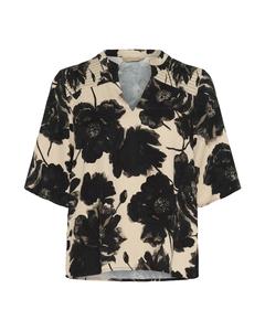 Блуза CULTURE CUrachel Elitha, слоновая кость/черный