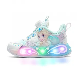 Непромокаемые дышащие нескользящие противоударные низкие кроссовки для бега kids' Disney, бежевый Moon[Thermal Thin Cotton]