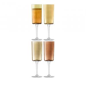 Фужеры Gems Champagne Flute, Set of 4 LSA, оранжевый