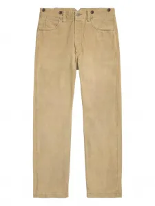 Вельветовые брюки прямого кроя Ralph Lauren RRL, нейтральный