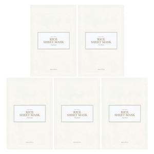 Тканевая маска с рисом, 5 штук, 0,67 жидкой унции (20 мл) каждая I'M From
