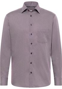 Рубашка на пуговицах классического кроя ETERNA, темно-красный