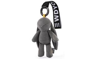 Шарм Cocoa Rabbit, плюшевый кулон Cute Dolls высотой 15 см My Only Friend, темно-серый